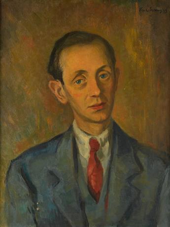 KARL SCHRAG Portrait of Lucien Goldschmidt.